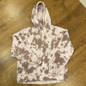 Brown/Eggplant Tie Dye Zella Hooded Sweatshirt